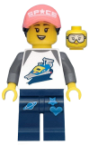 LEGO col363 Space Fan - Minifigure Only Entry